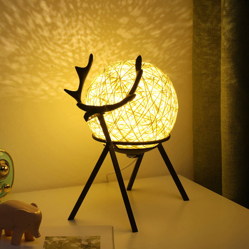 Majestic Deer Lamp With Twinkling Glow