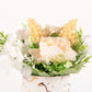 Artificial Flowers with Ceramic Pot - White & Yellow